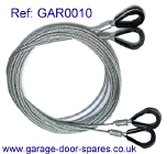Canopy door support cables