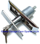 Garage door handle lock replacement